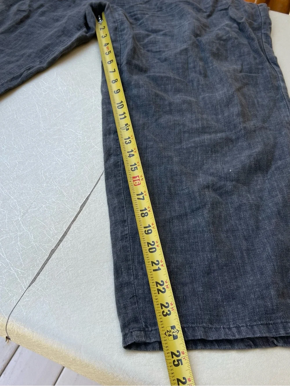 Eileen Fisher 100% Organic Linen Pant Women Size M/M